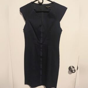 Ave & Aiden sheath dress navy blue 4